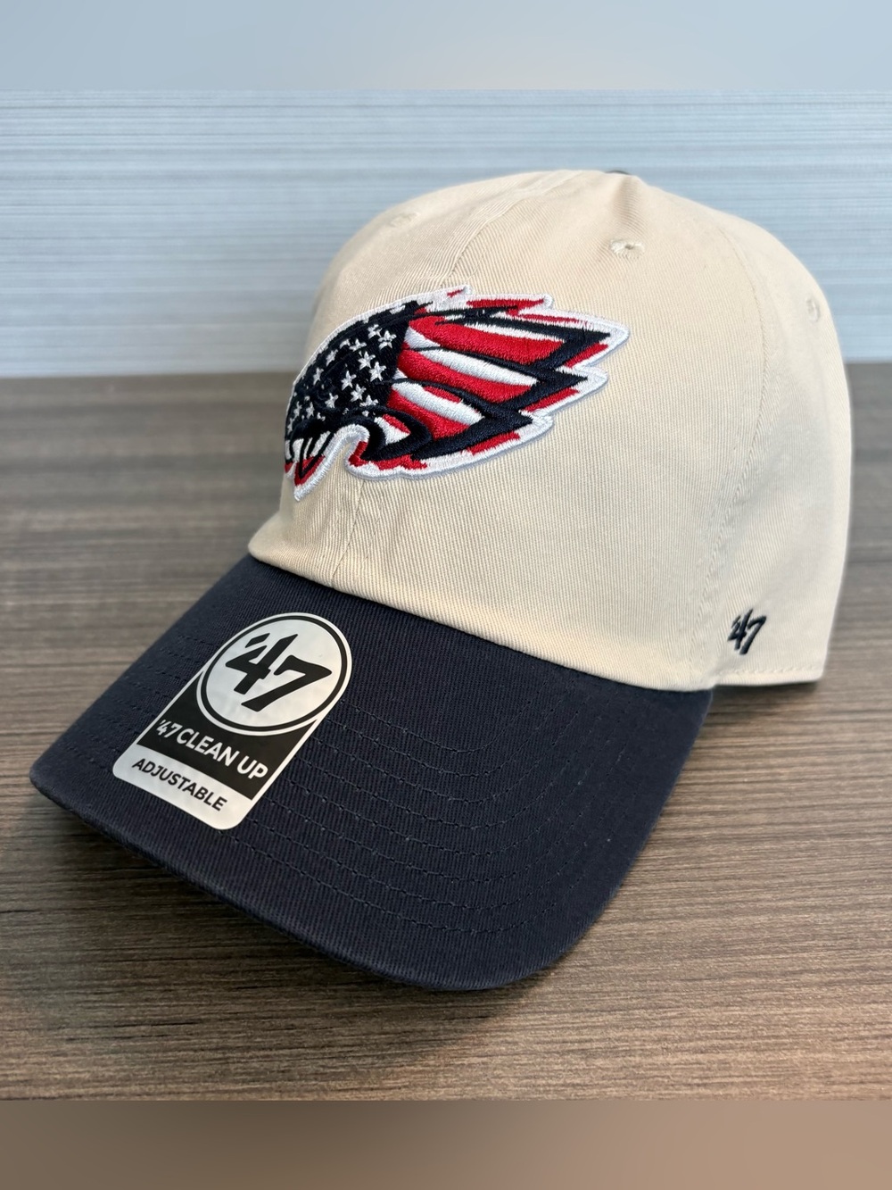 ‘47 Limited Edition American Flag Philadelphia Eagles Clean Up Adjustable Hat